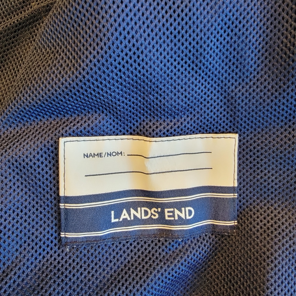 Lands' End Kids Blue Raincoat - Picture 7 of 8